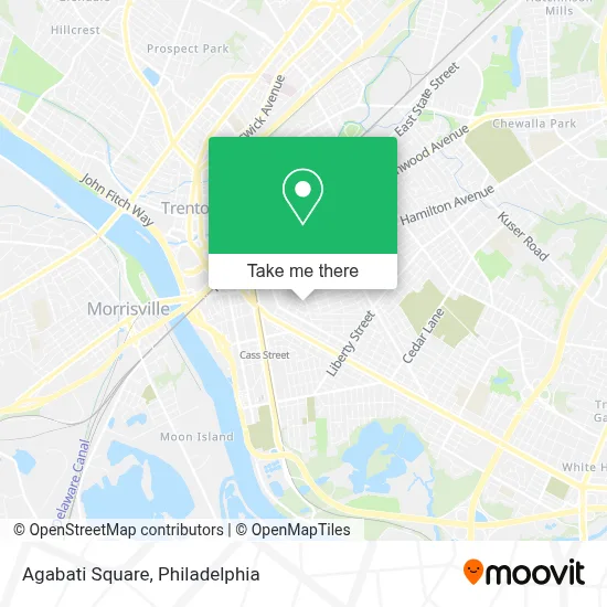 Agabati Square map