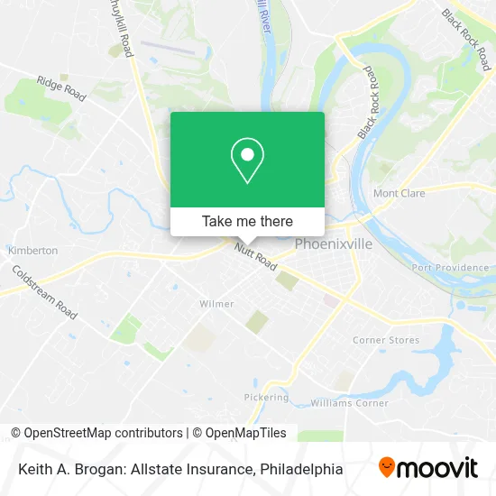 Keith A. Brogan: Allstate Insurance map