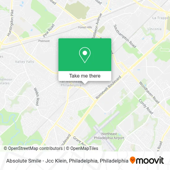 Absolute Smile - Jcc Klein, Philadelphia map