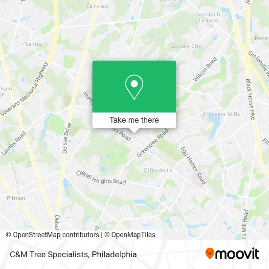 C&M Tree Specialists map
