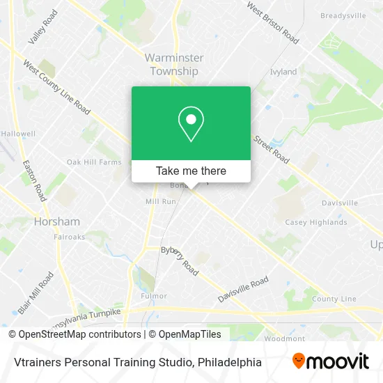 Vtrainers Personal Training Studio map