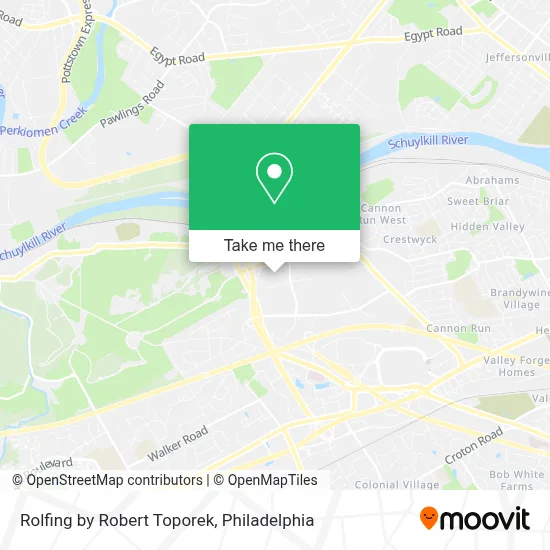 Rolfing by Robert Toporek map