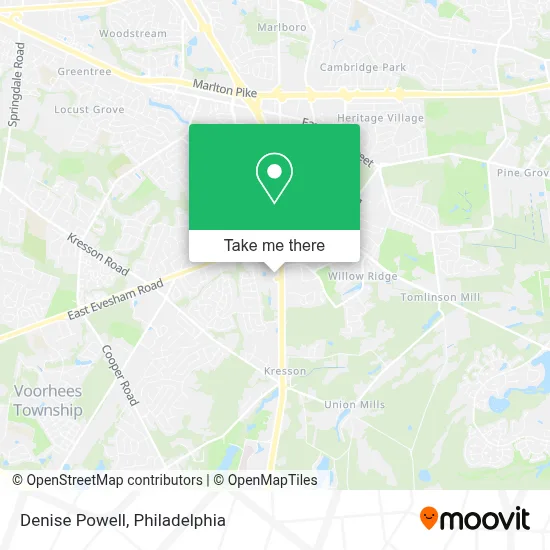 Denise Powell map