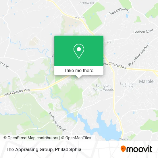 The Appraising Group map