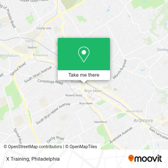 X Training map