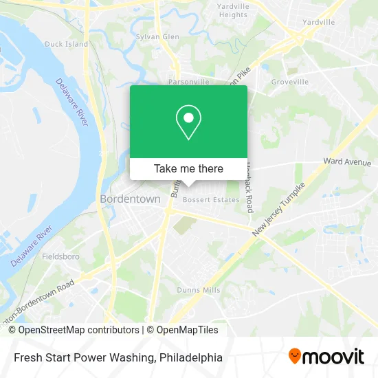 Fresh Start Power Washing map