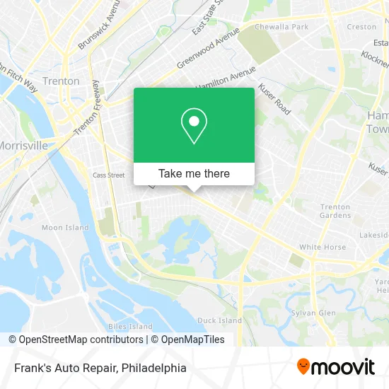 Frank's Auto Repair map