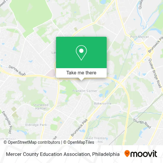 Mercer County Education Association map