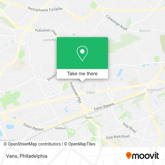 Vans map
