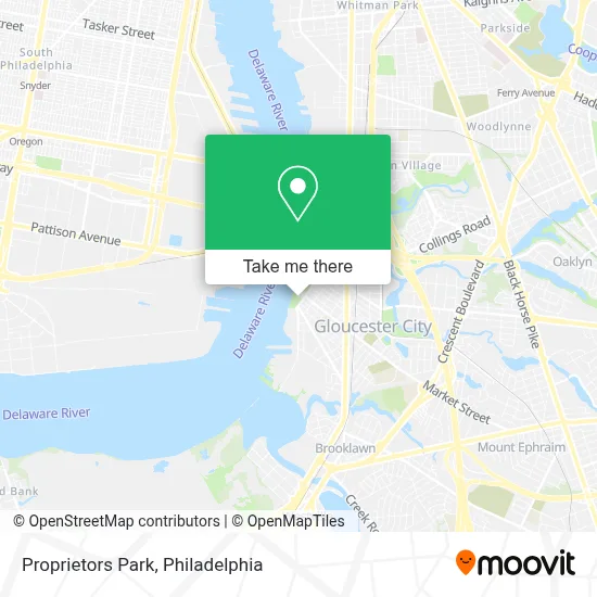 Proprietors Park map