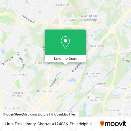 Little Pink Library, Charter #124086 map