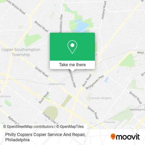 Philly Copiers Copier Service And Repair map