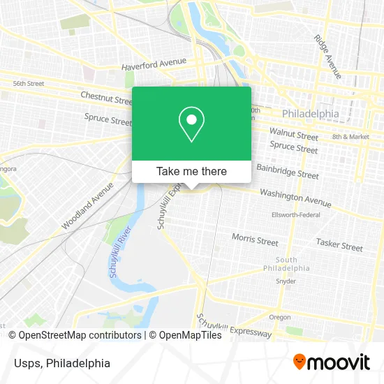 Usps map