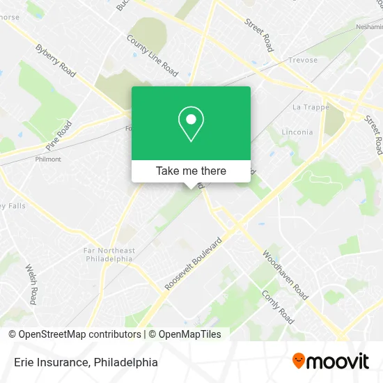 Erie Insurance map