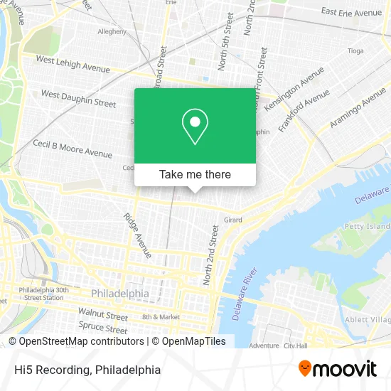 Hi5 Recording map