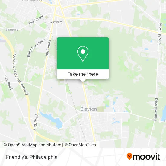 Friendly's map