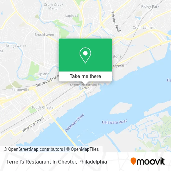 Terrell's Restaurant In Chester map