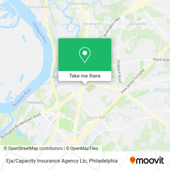 Eja / Capacity Insurance Agency Llc map