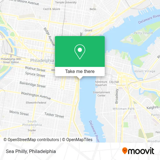 Sea Philly map