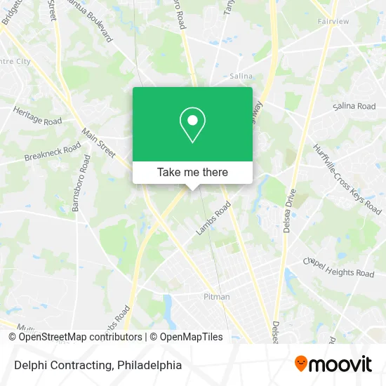 Delphi Contracting map