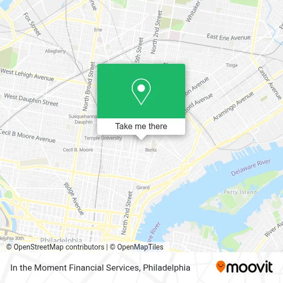 In the Moment Financial Services map