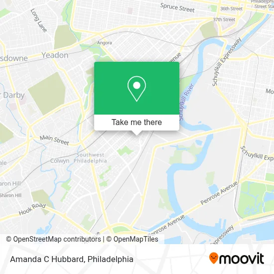 Amanda C Hubbard map