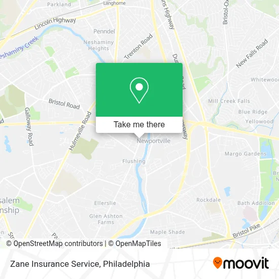 Zane Insurance Service map