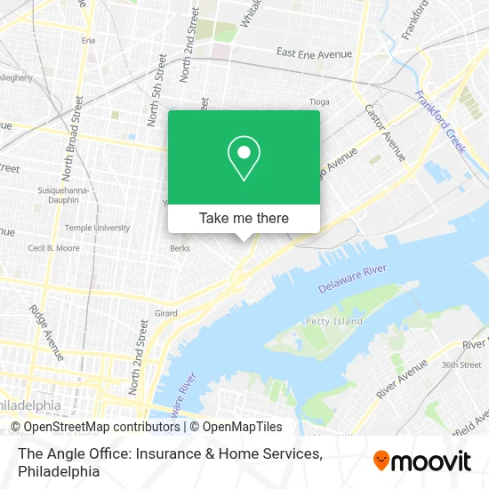The Angle Office: Insurance & Home Services map