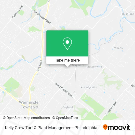 Kelly Grow Turf & Plant Management map