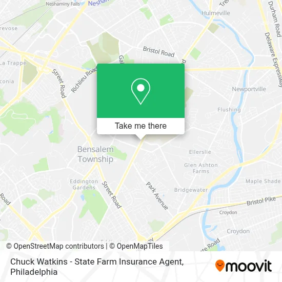 Chuck Watkins - State Farm Insurance Agent map