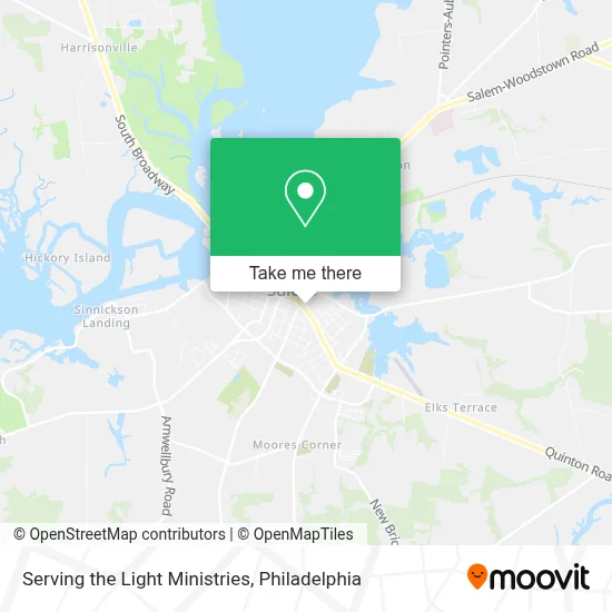 Serving the Light Ministries map