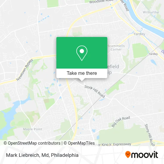 Mark Liebreich, Md map