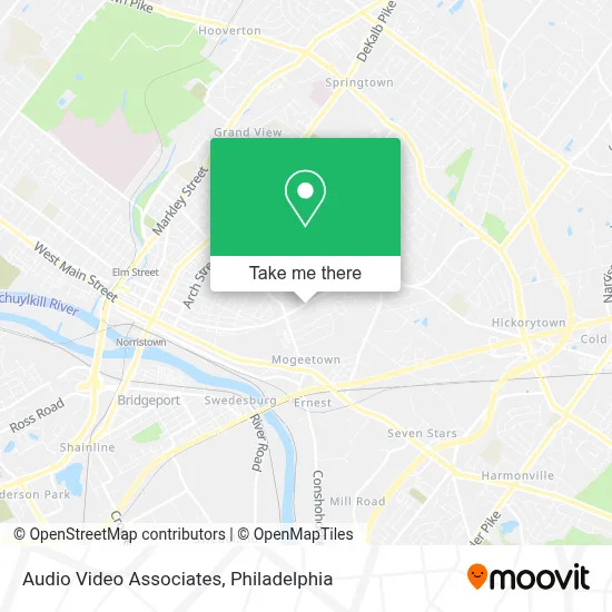 Audio Video Associates map