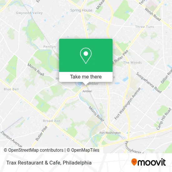 Trax Restaurant & Cafe map