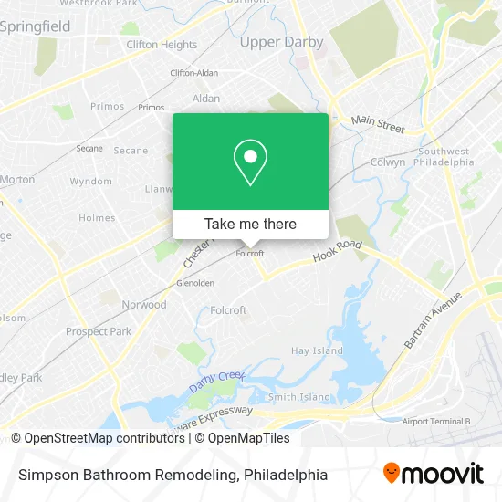 Simpson Bathroom Remodeling map