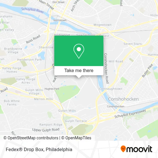 Fedex® Drop Box map