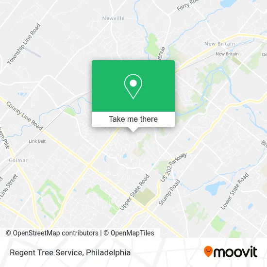 Regent Tree Service map