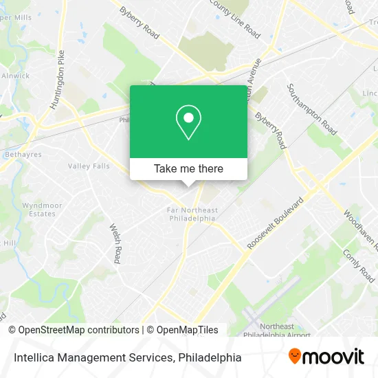 Intellica Management Services map
