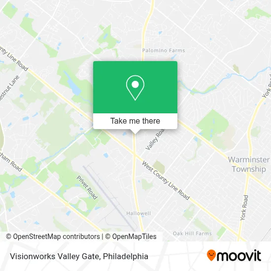 Visionworks Valley Gate map