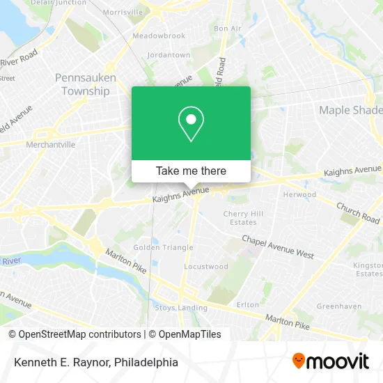 Kenneth E. Raynor map