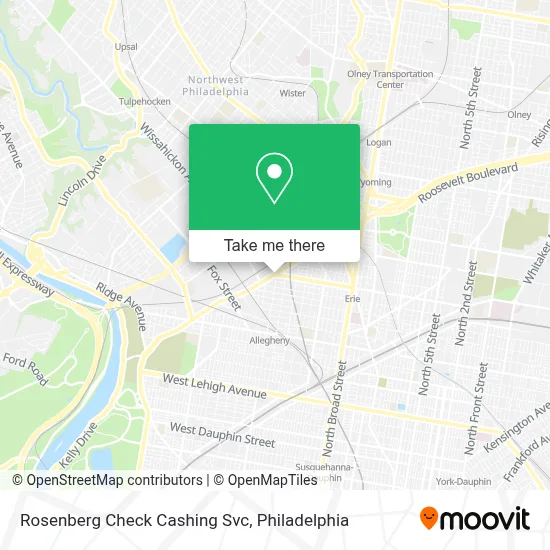 Rosenberg Check Cashing Svc map