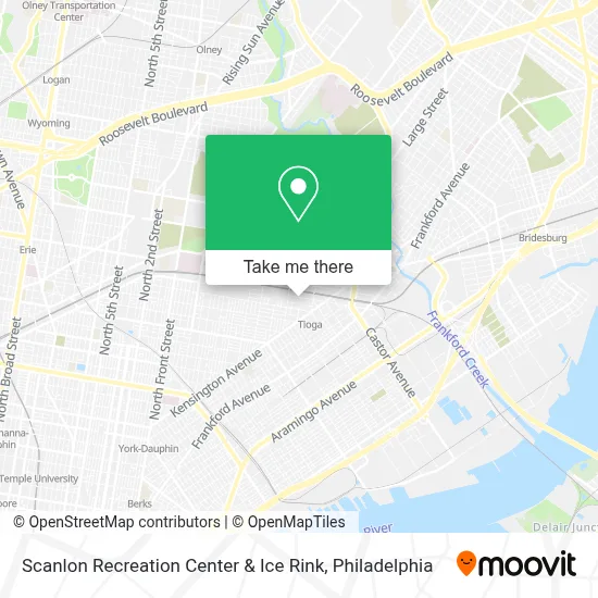 Scanlon Recreation Center & Ice Rink map