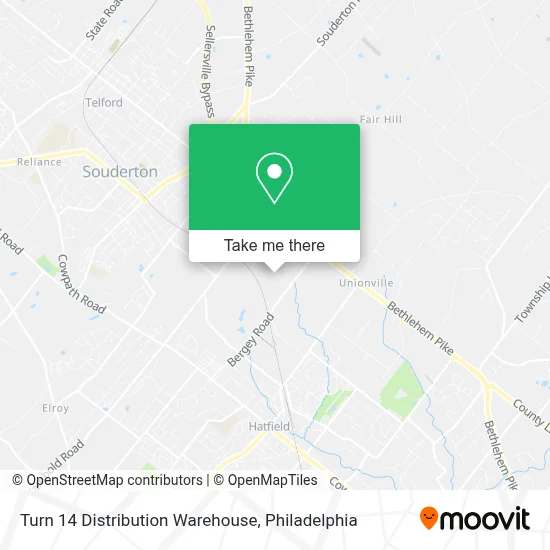 Turn 14 Distribution Warehouse map