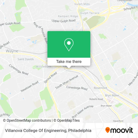 Villanova College Of Engineering map