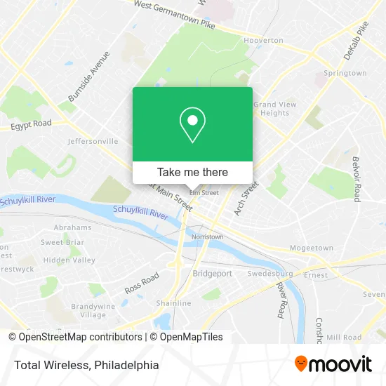 Total Wireless map