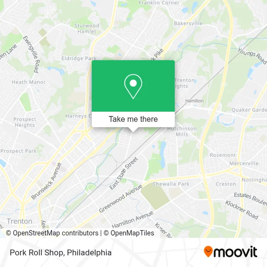 Pork Roll Shop map