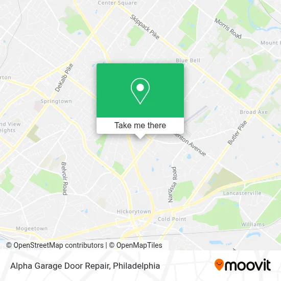 Alpha Garage Door Repair map