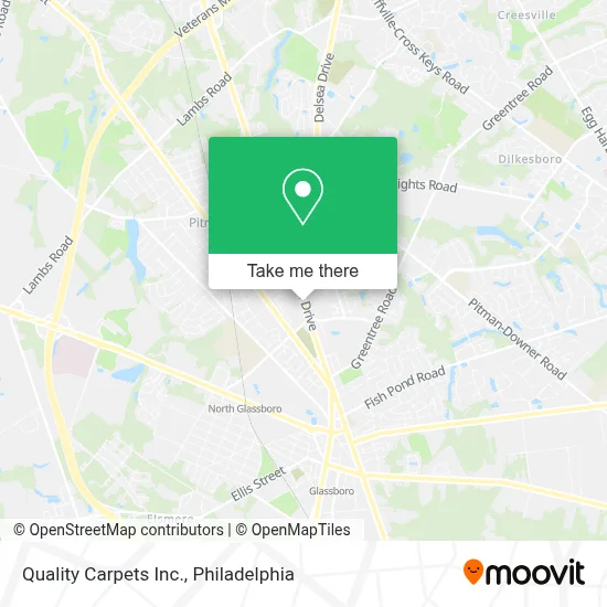 Quality Carpets Inc. map