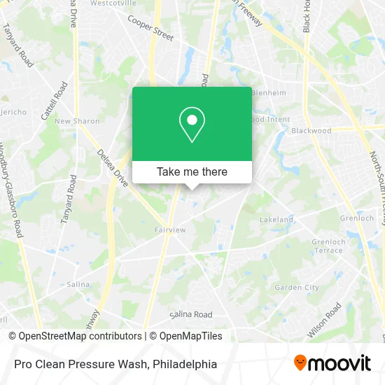 Pro Clean Pressure Wash map