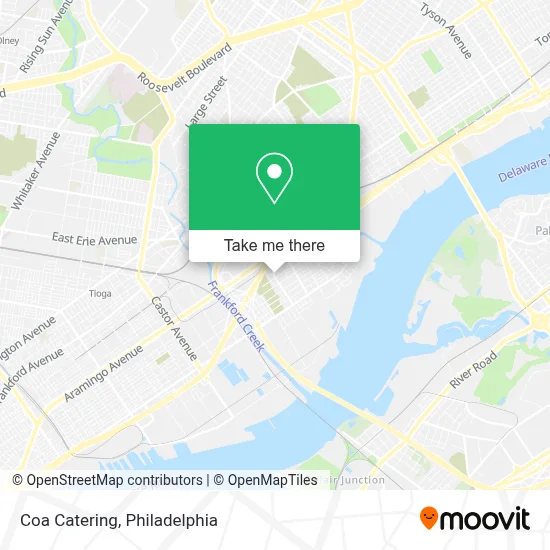 Coa Catering map